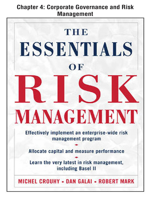 Title details for Corporate Governence and Risk Management by Michel Crouhy - Wait list